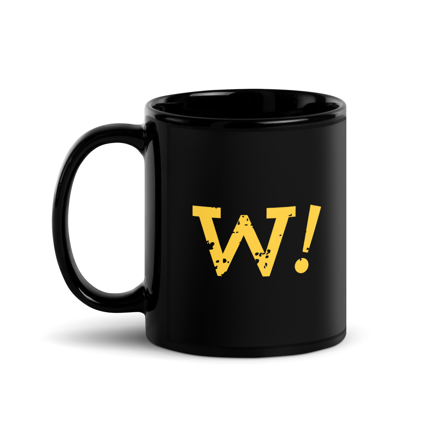 SUAW Black Glossy Mug